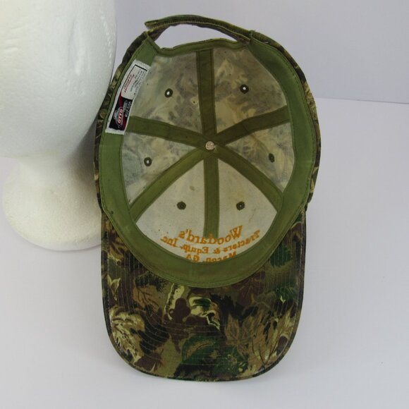 Woodard's Tractors & Equip Inc. Macon Ga Emb Logo Men Camo Adj Strapback Cap Hat - Picture 7 of 8
